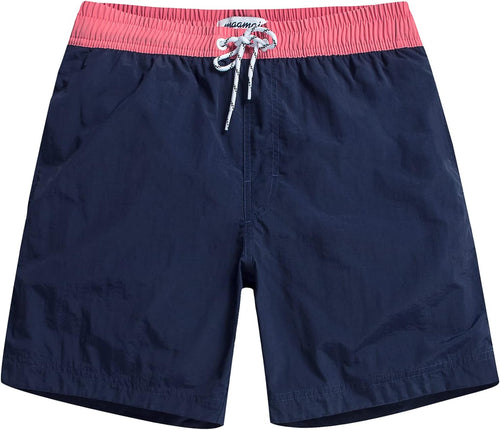Mens Swim Trunks Quick Dry Swim Shorts with Mesh Lining Funny Swimwear Bathing Suits 7Inch